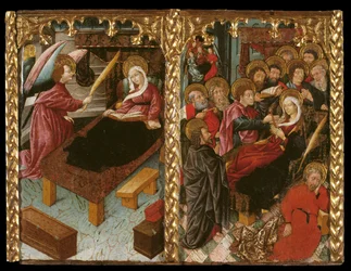 Annonciation de la Mort et Dormition de la Vierge
